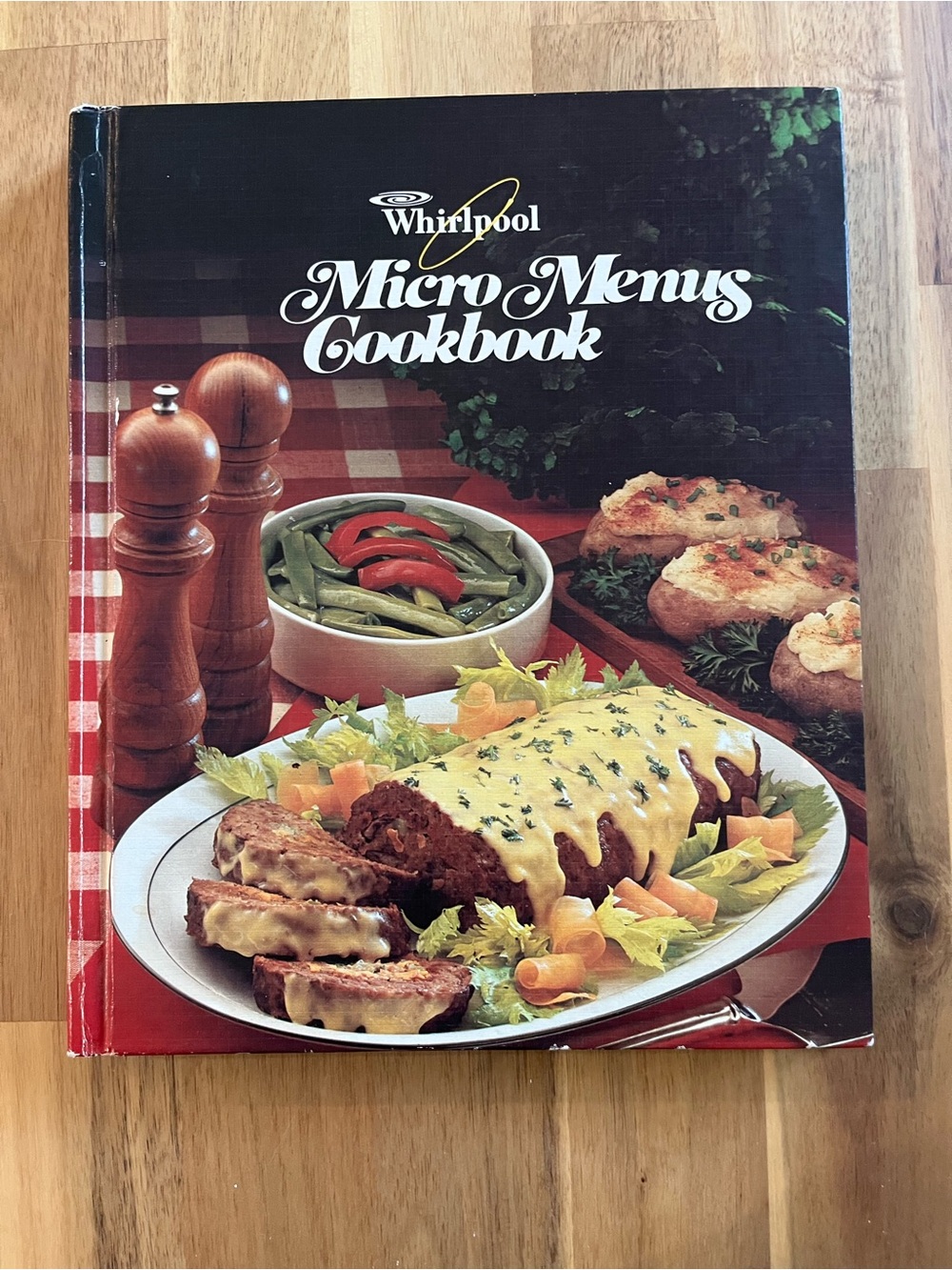 Vintage 1983 Whirlpool Micro Menus Cookbook, Hardcover